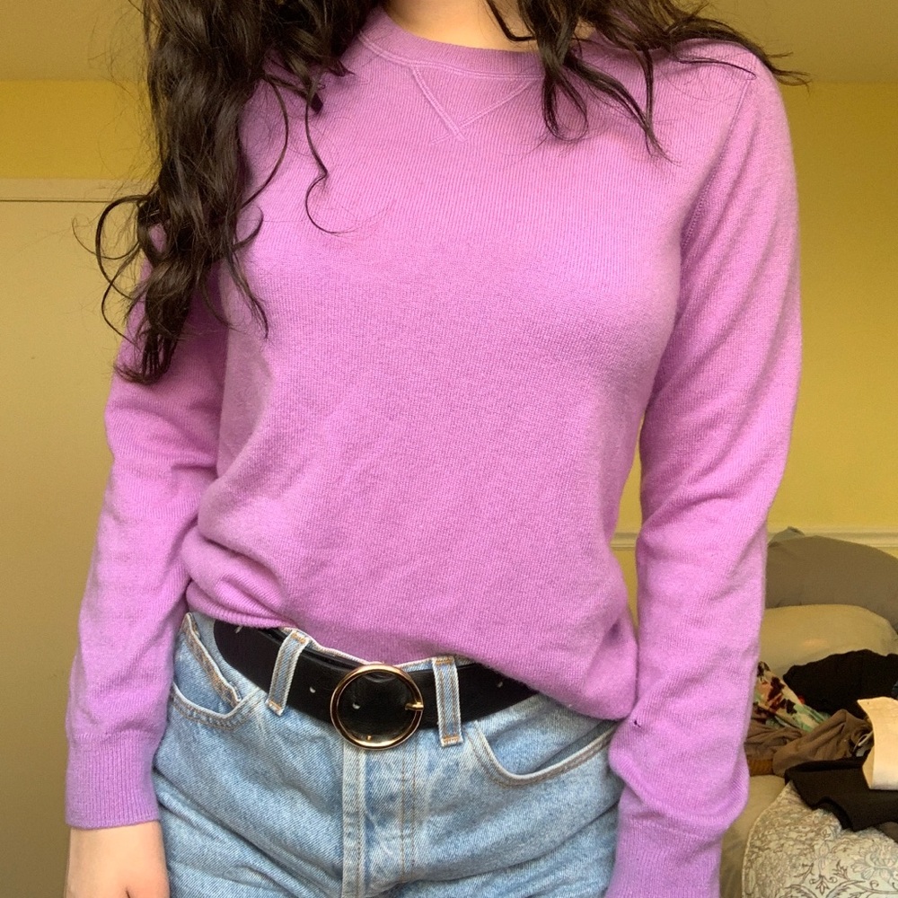 JCREW - CREWCUTS VIOLET SWEATER